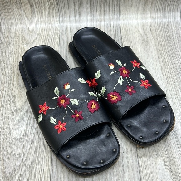 Vintage NAKED FEET Sandals - Picture 1 of 9